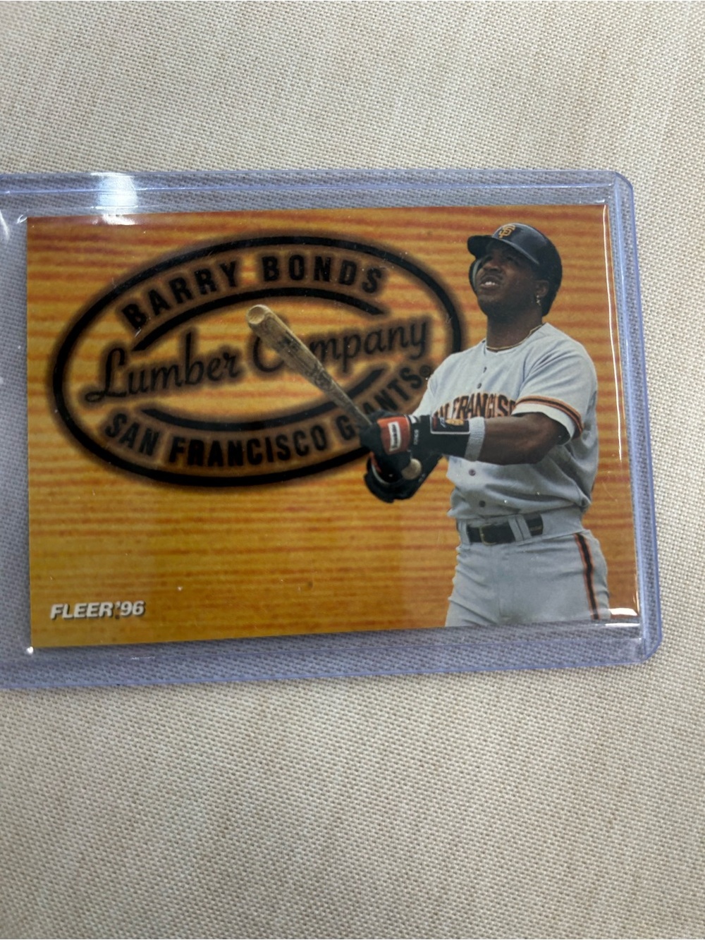 96 Fleer Lumber Company Barry Bonds